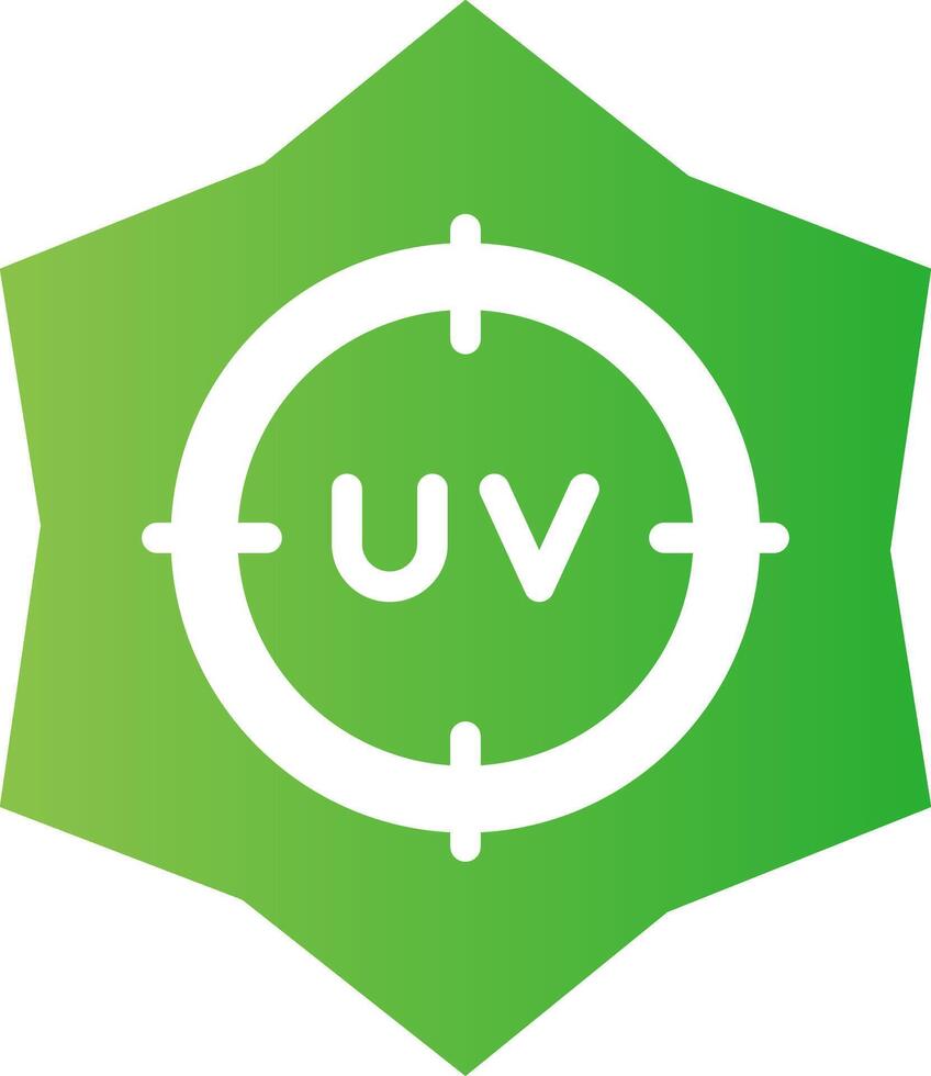 Uv Creative Icon Design vector