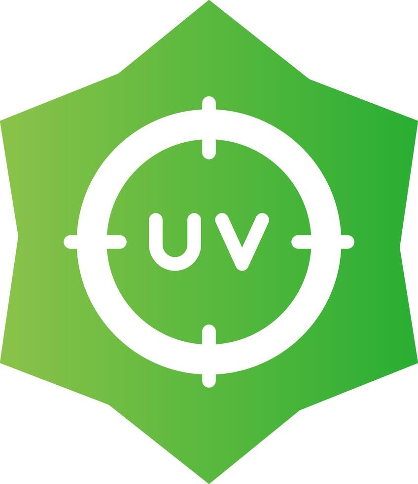 Uv Creative Icon Design vector