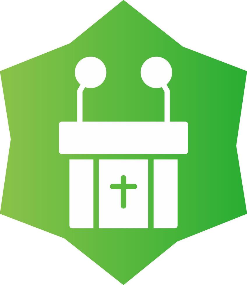 Pulpit Creative Icon Design vector