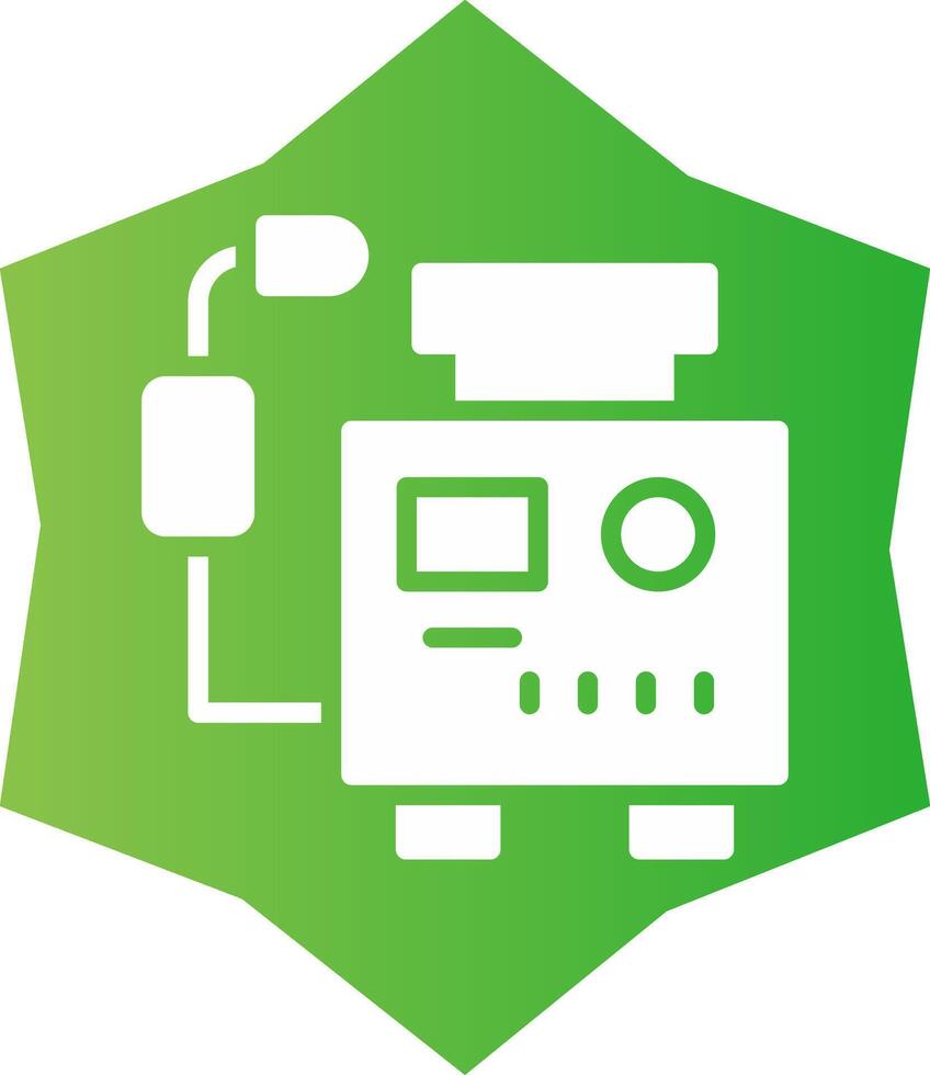 Welding Machine Creative Icon Design vector