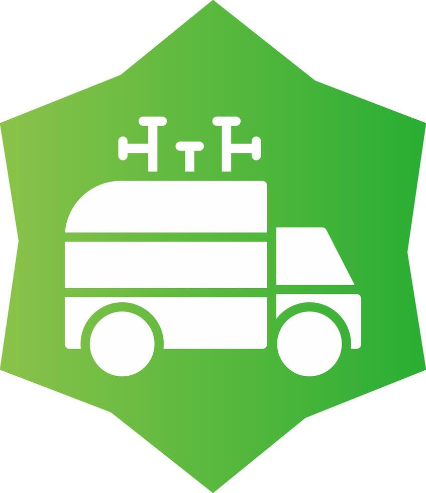 diseño de icono creativo de camión de reparto vector