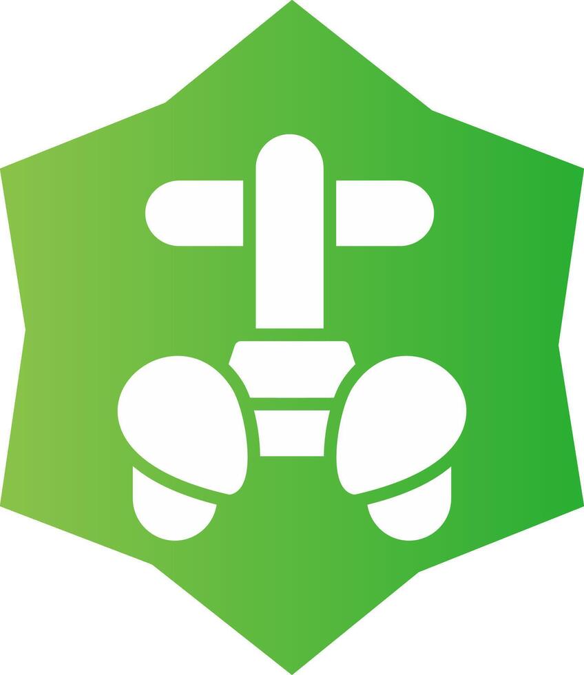 Police Segway Creative Icon Design vector