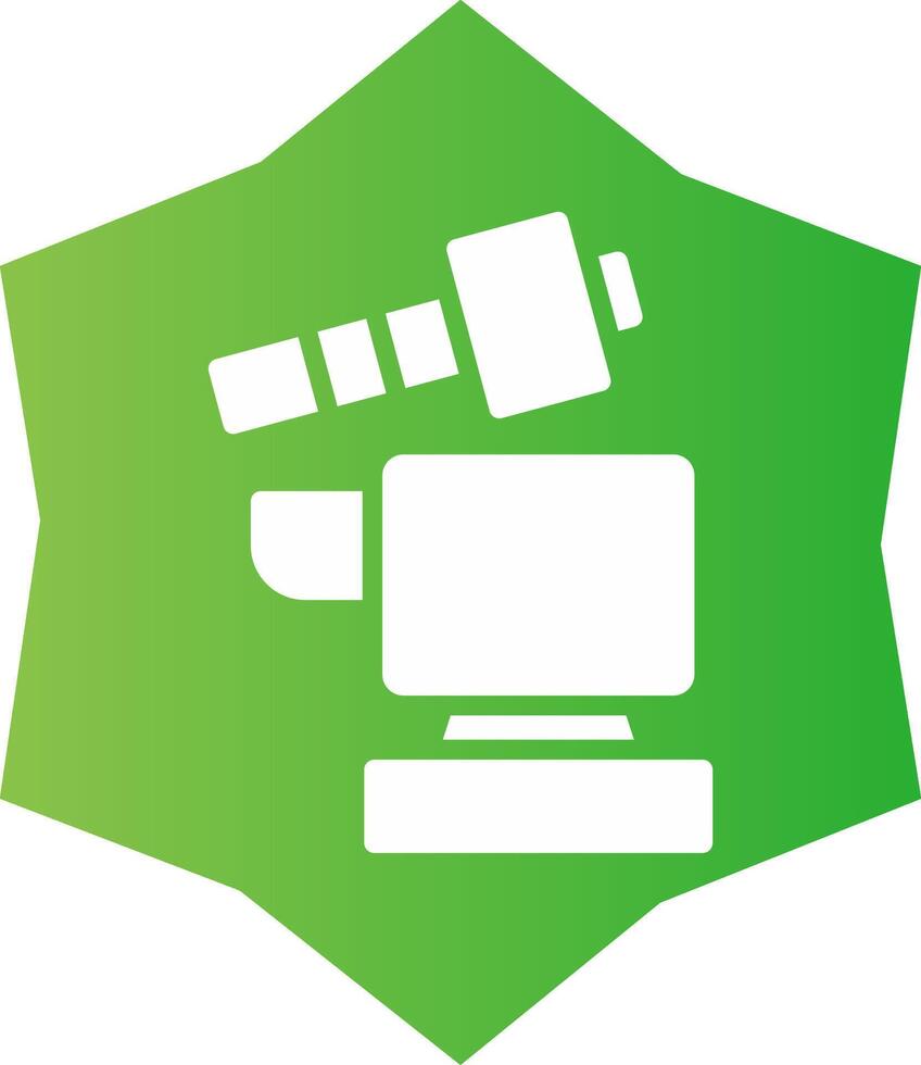 Hammer and anvil Creative Icon Design vector