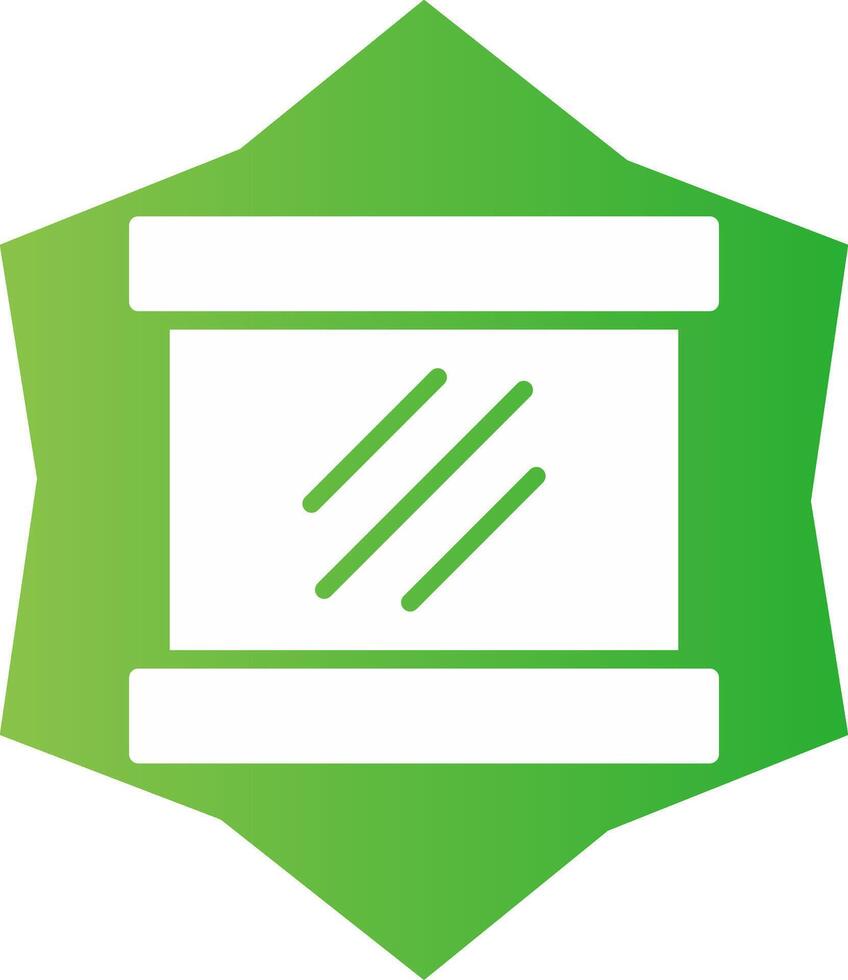 Mirror Creative Icon Design vector