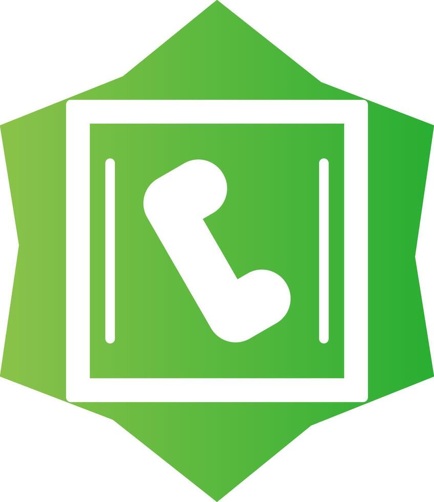 Emergency Call Creative Icon Design vector