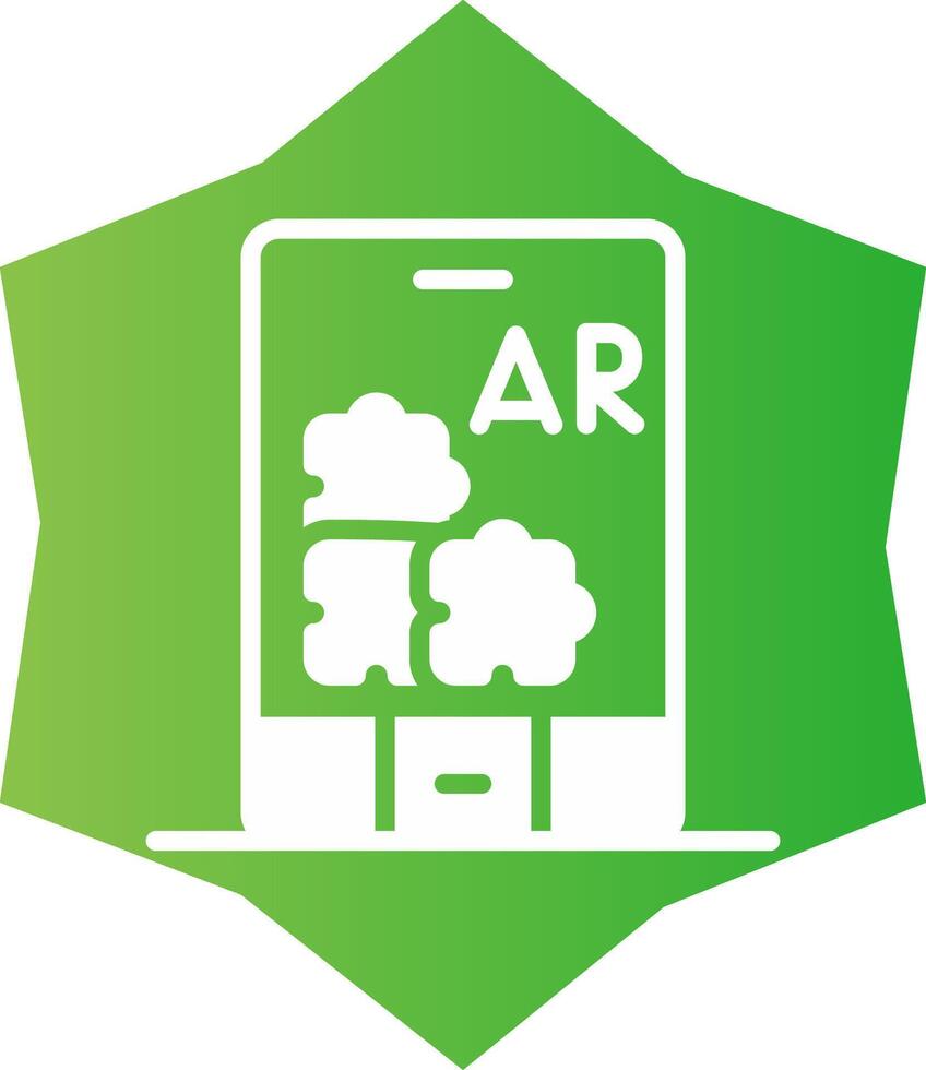 Ar Puzzle Creative Icon Design vector