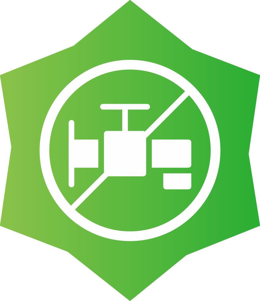 Dont Waste Water Creative Icon Design vector