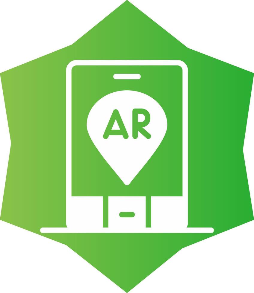 Ar Navigation Creative Icon Design vector