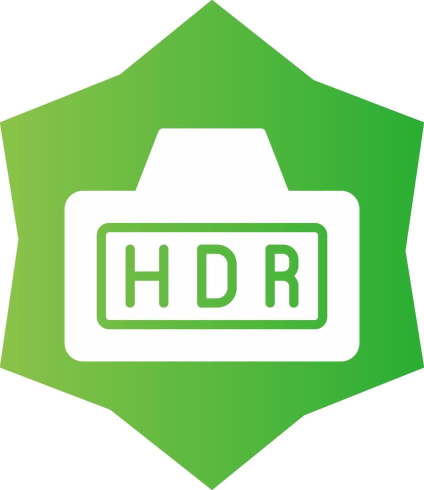Hdr Creative Icon Design vector