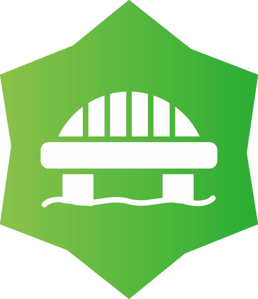 diseño de icono creativo de puente vector