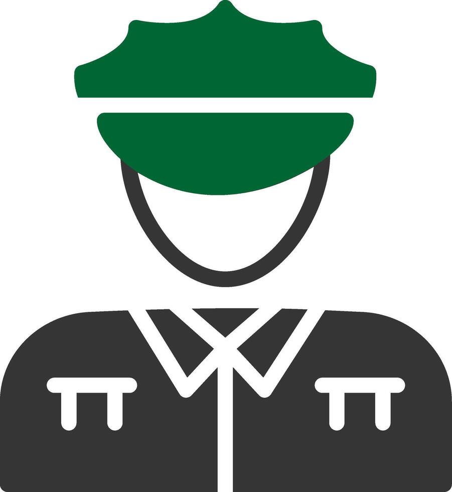 Police Man Creative Icon Design vector