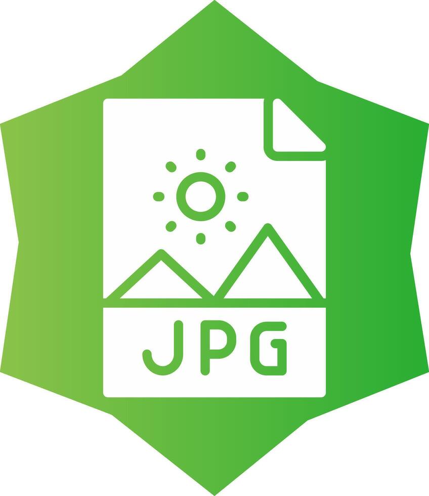 diseño de icono creativo de archivo jpg vector