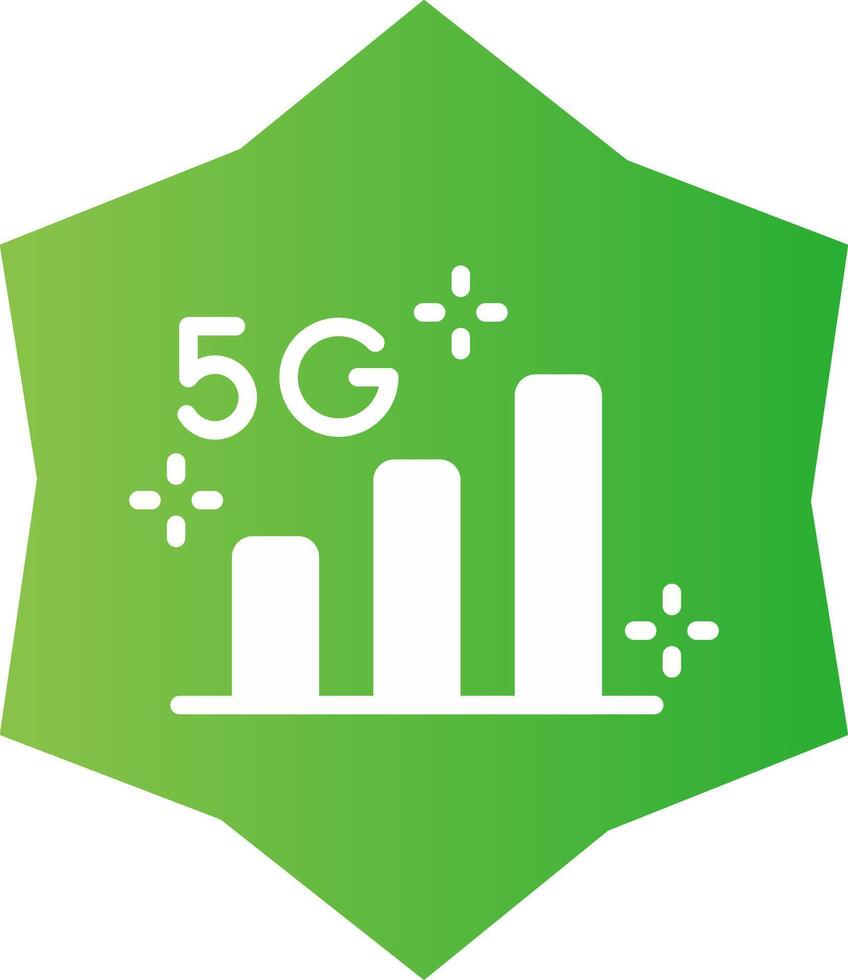 5G Creative Icon Design vector