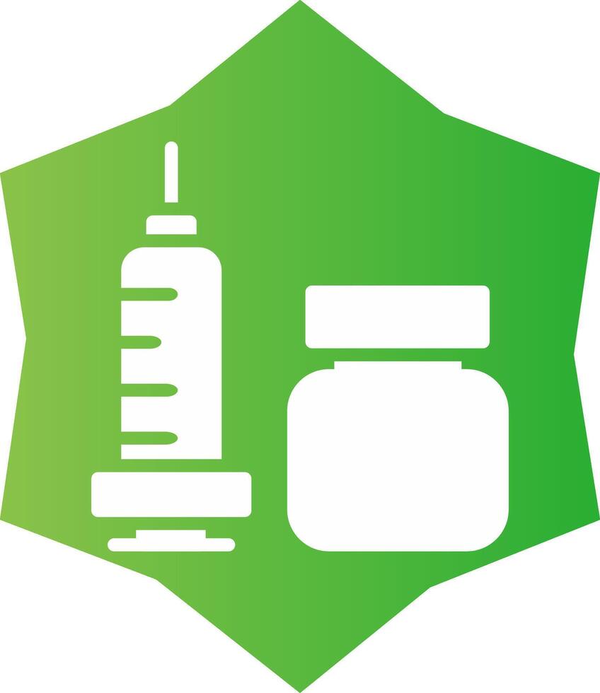 Vaccine Creative Icon Design vector