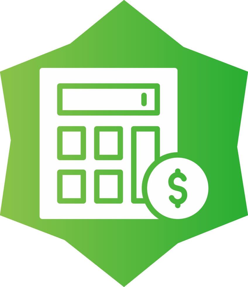 Accountant Creative Icon Design vector