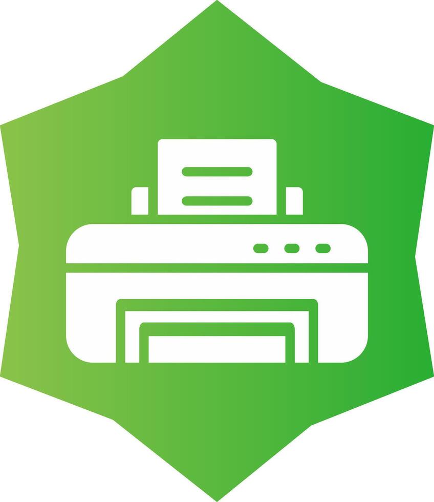 Printer Creative Icon Design vector