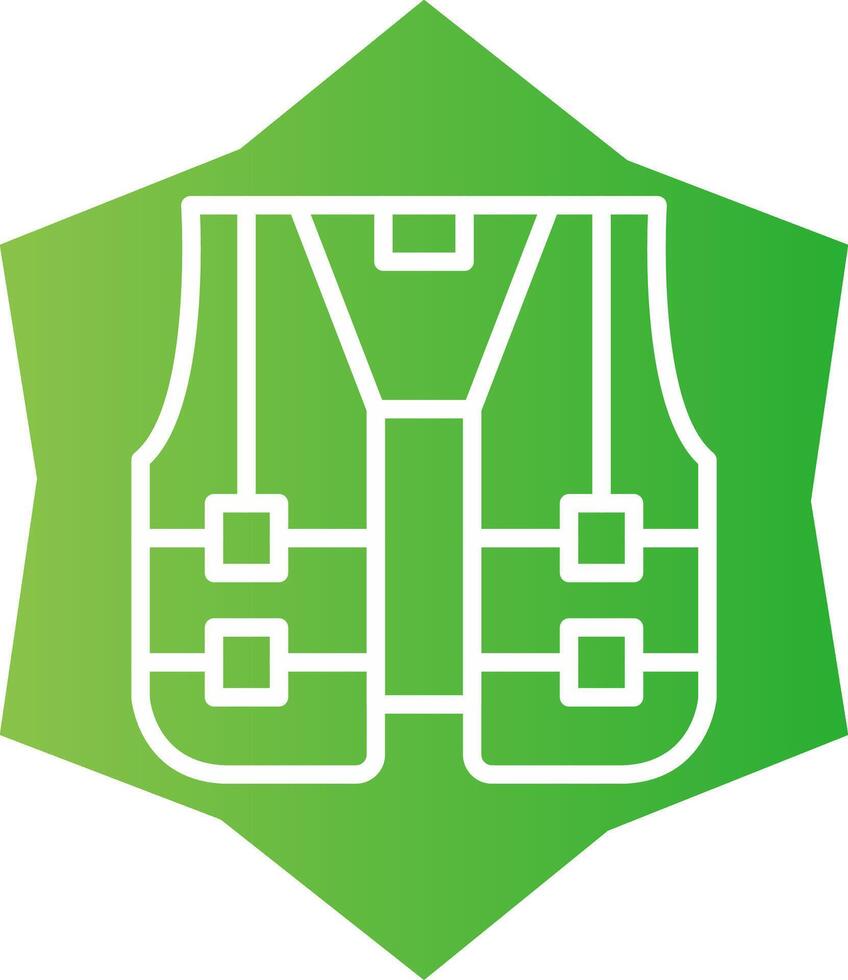 High Visibility Vest Creative Icon Design vector