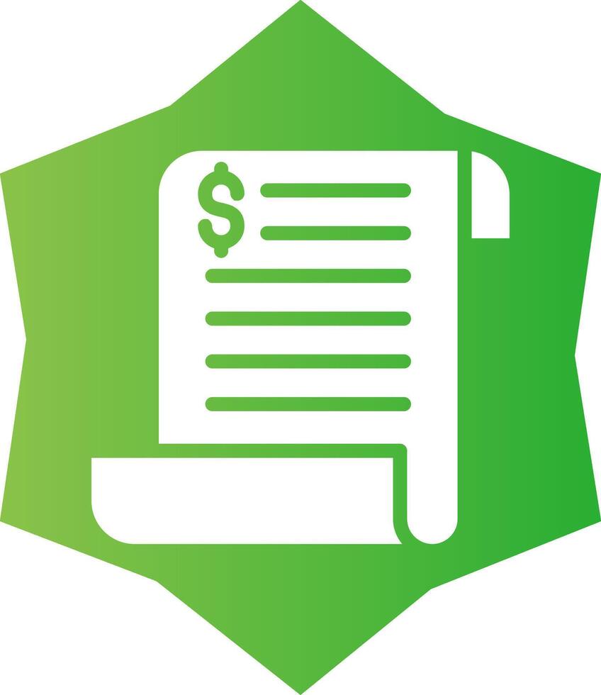 Bill Creative Icon Design vector