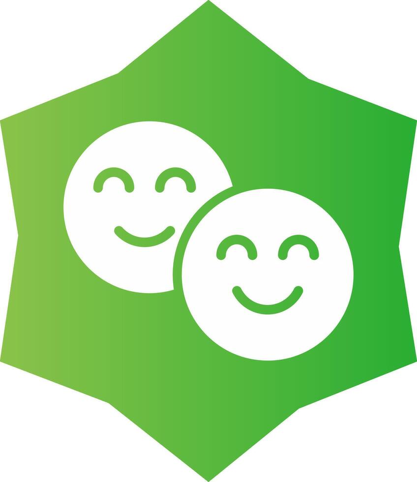 diseño de icono creativo sonriente vector