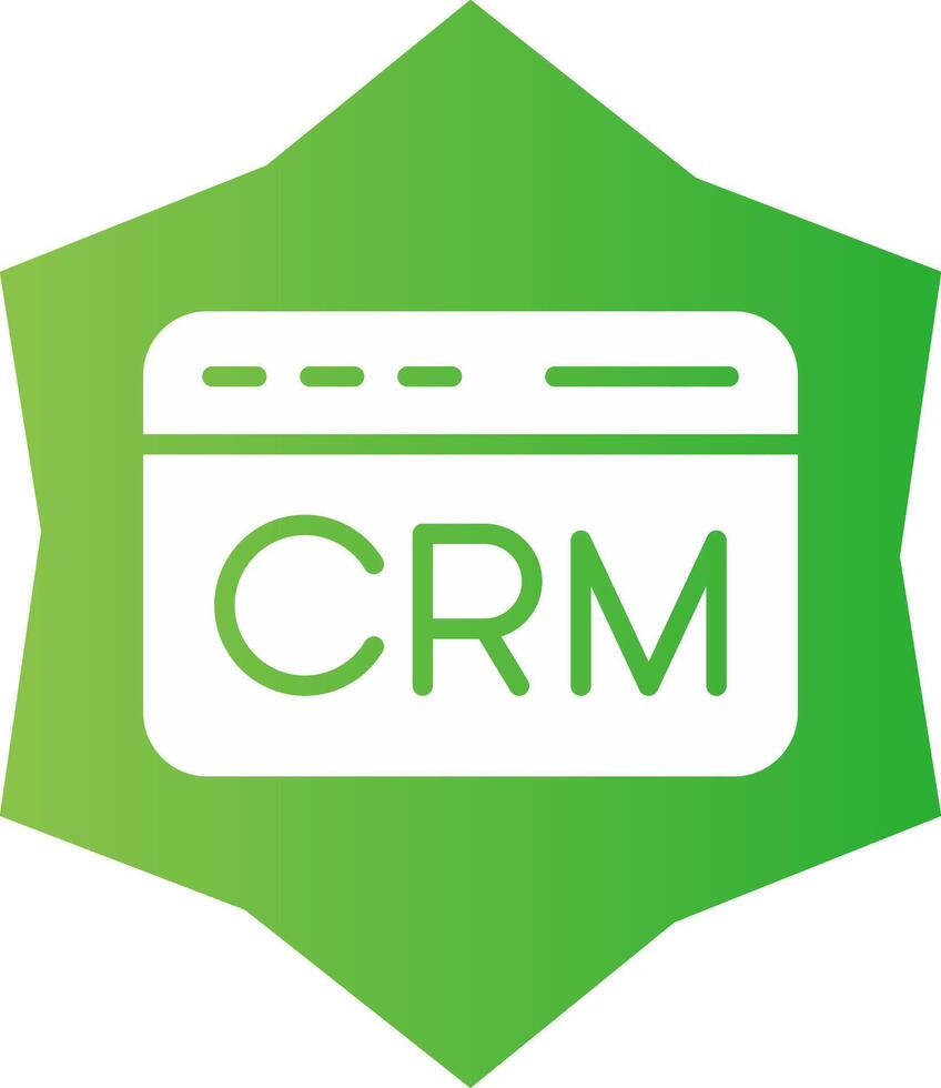 CRM Creative Icon Design vector