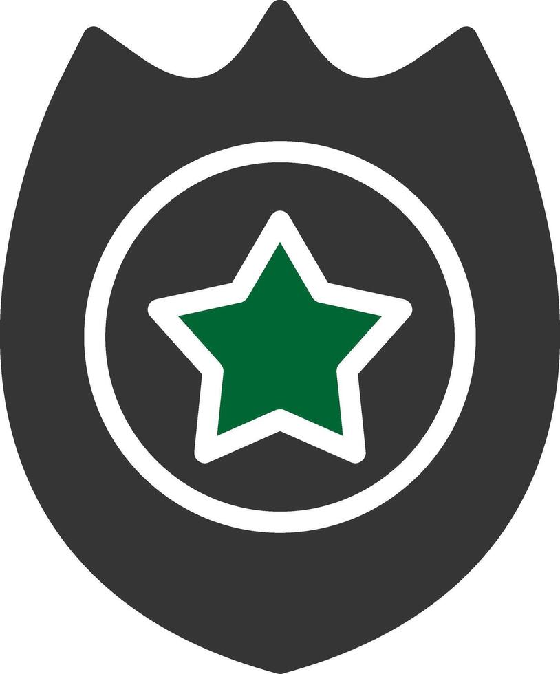 diseño de icono creativo de placa de policía vector