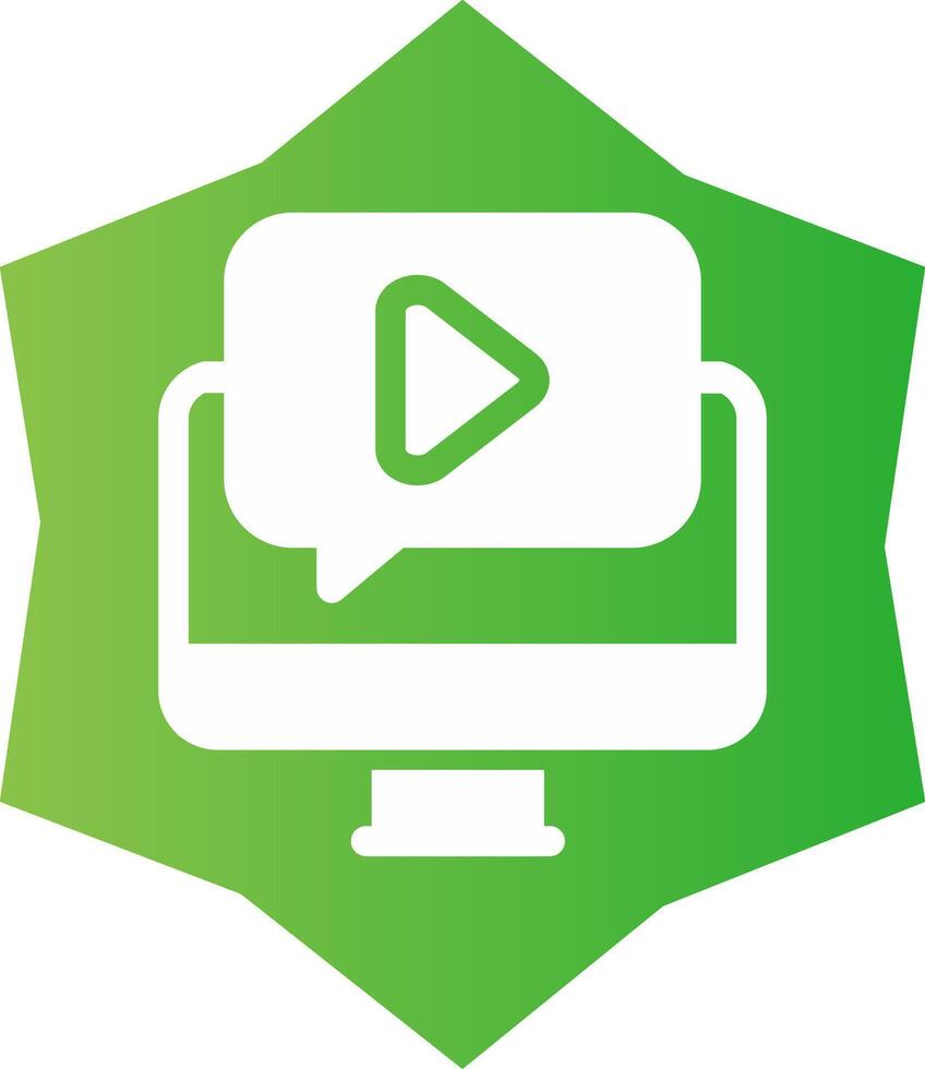 Video Tutorial Creative Icon Design vector