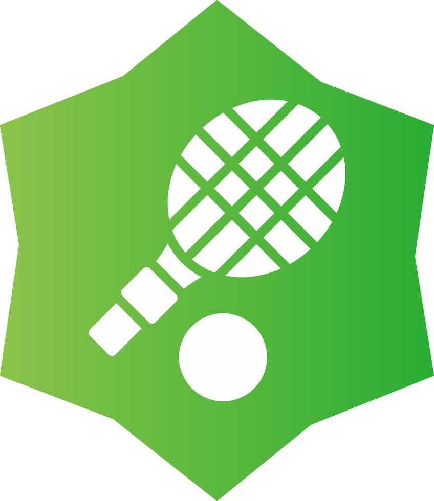tenis raqueta creativo icono diseño vector