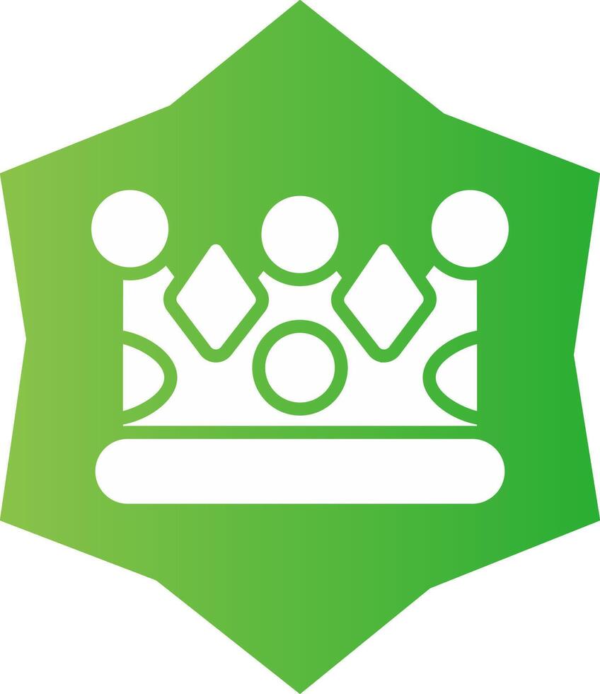 diseño de icono creativo de corona vector