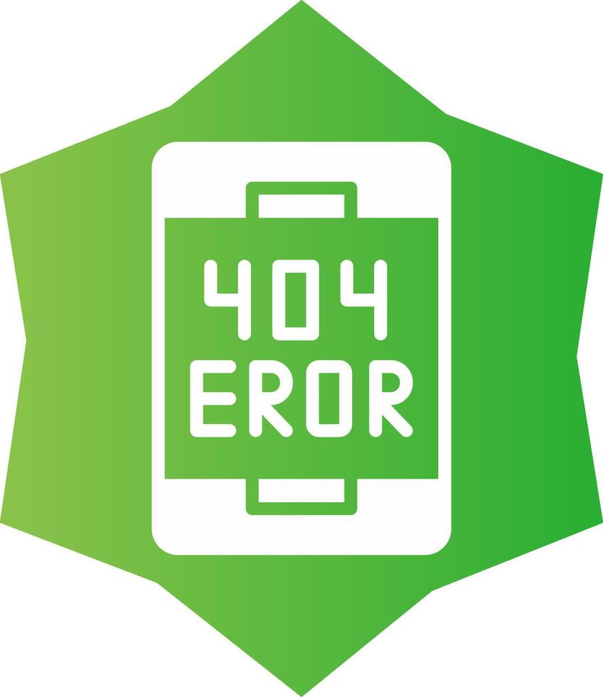 Error Creative Icon Design vector