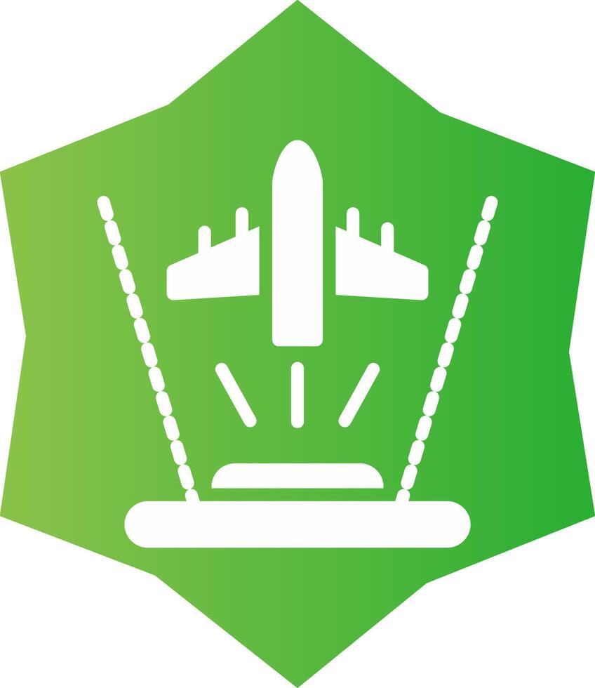 Ar Flight Training Creative Icon Design vector