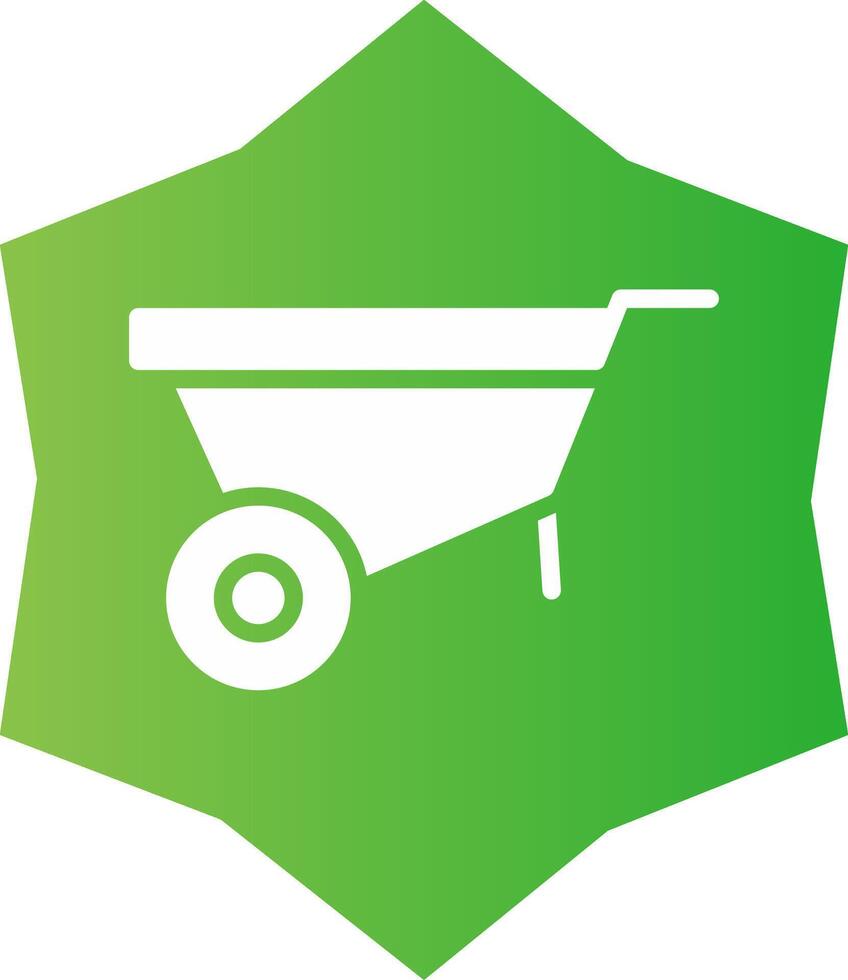 Wheelbarrow Creative Icon Design vector