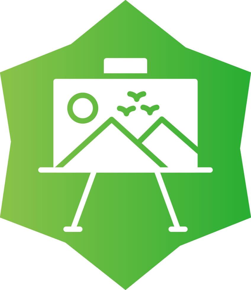 Paint Canvas Creative Icon Design vector