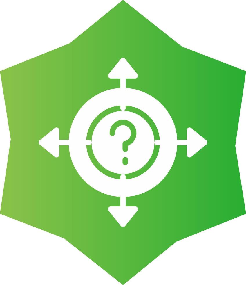 glyph Star Gradient Design vector