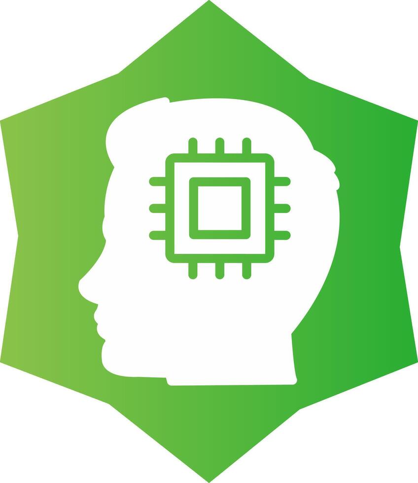 Human Processor Creative Icon Design vector