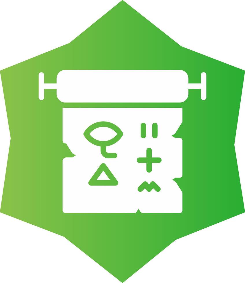 Hieroglyph Creative Icon Design vector