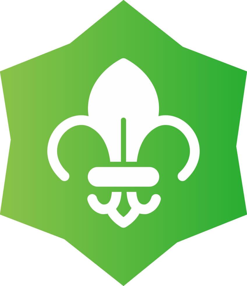 Fleur De Lis Creative Icon Design vector
