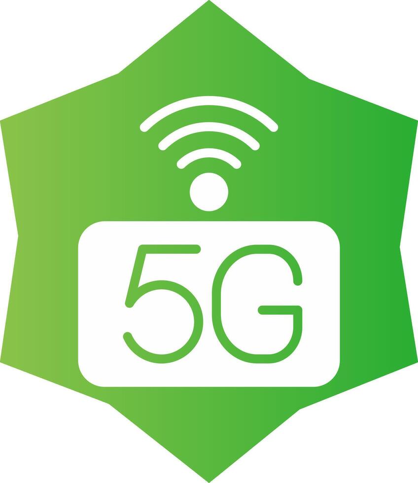 5G Network Creative Icon Design vector