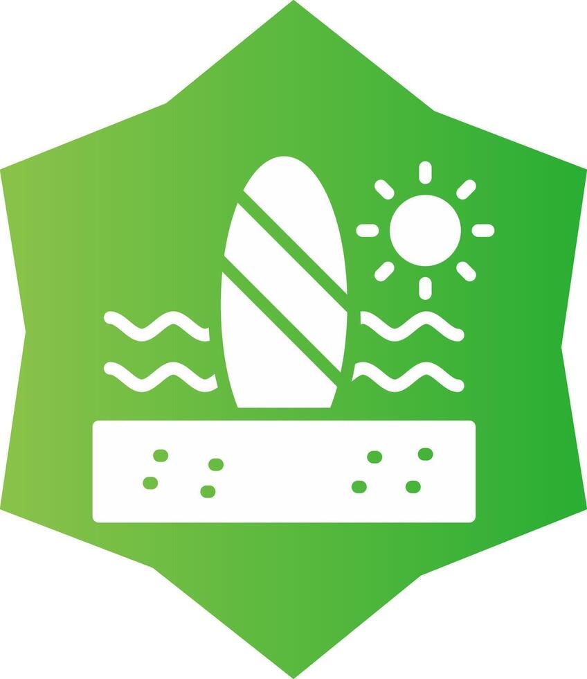 diseño de icono creativo de paddle surf vector