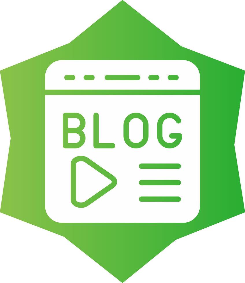 Blogging Creative Icon Design vector