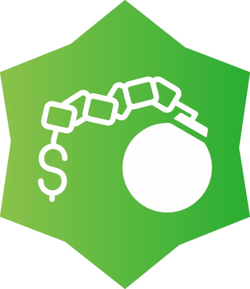 Debt Creative Icon Design vector