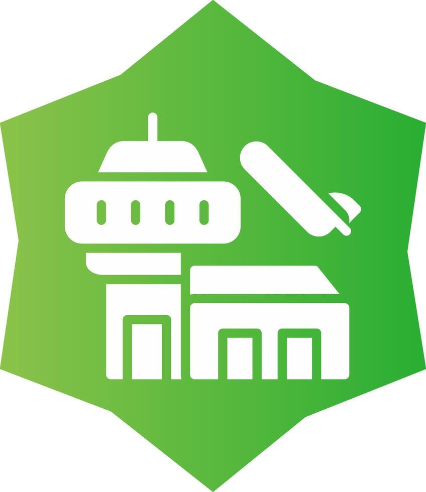 Airport Creative Icon Design vector
