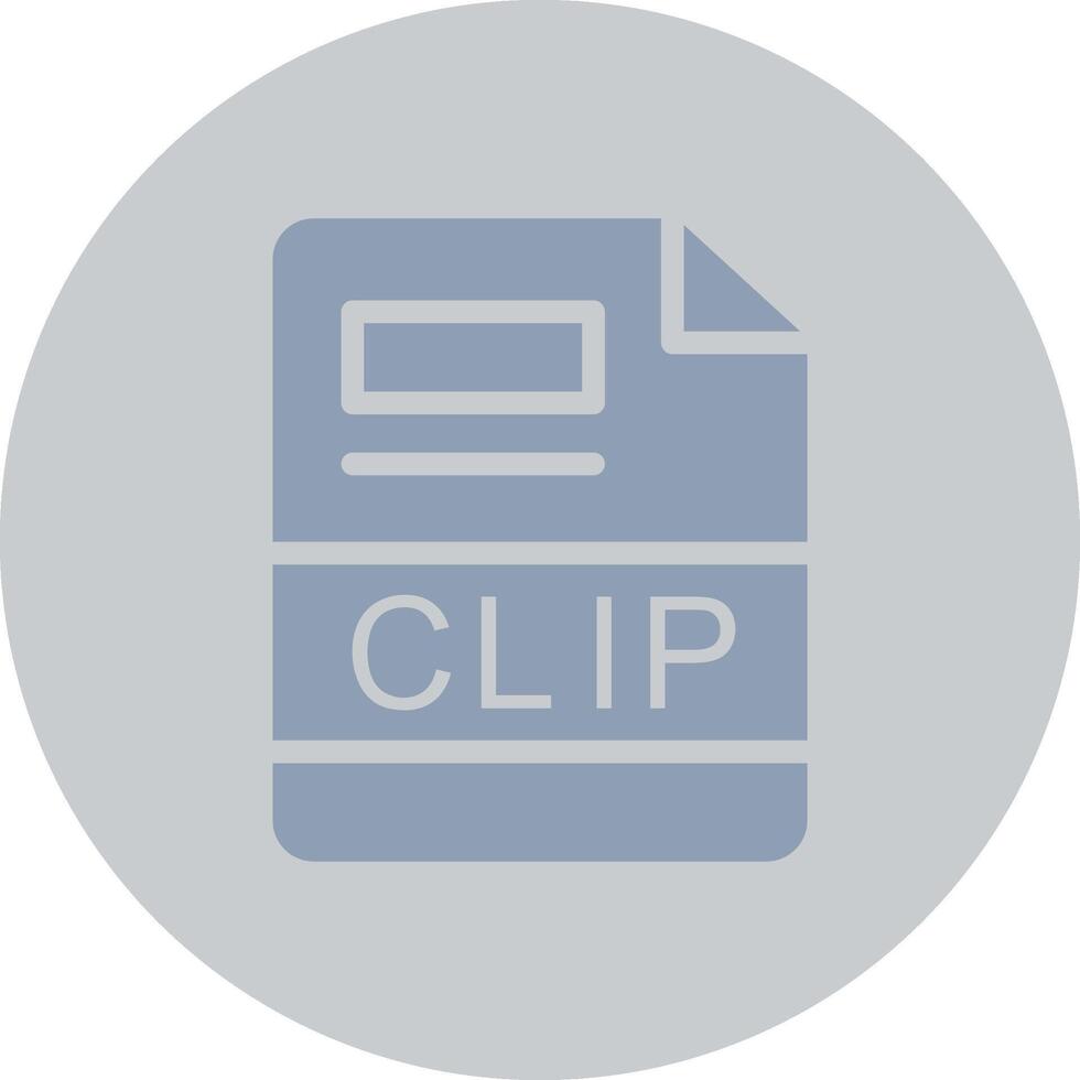 CLIP Creative Icon Design vector