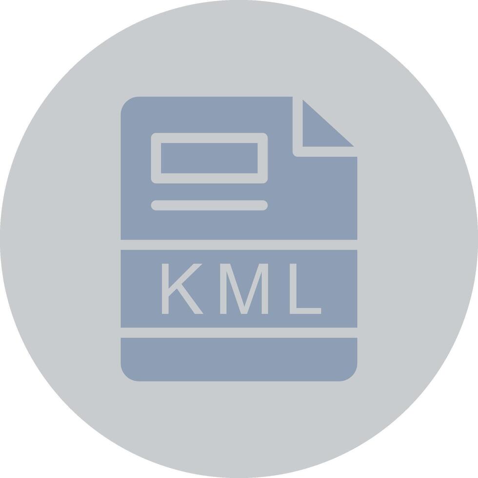 KML Creative Icon Design vector