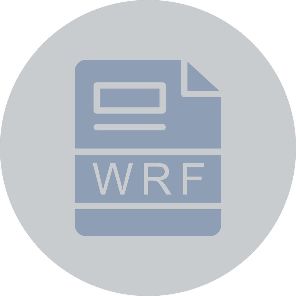 WRF Creative Icon Design vector