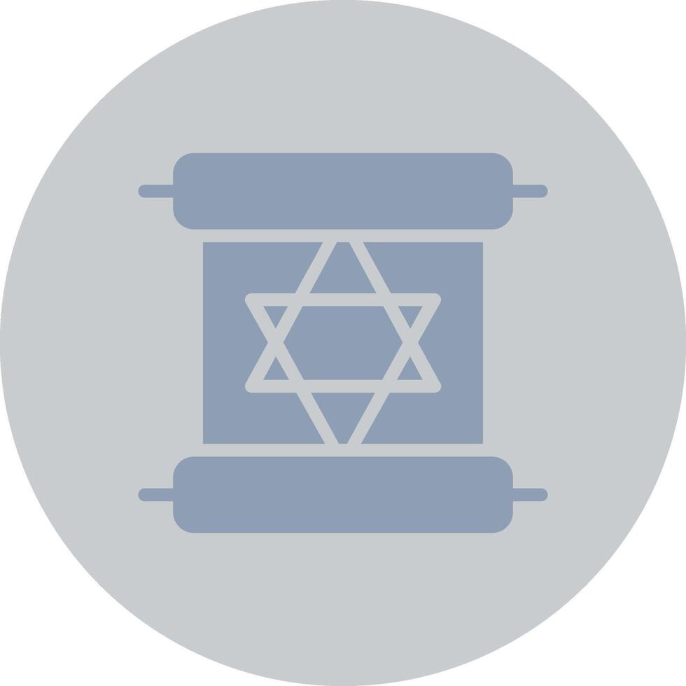 Scroll torah Creative Icon Design vector
