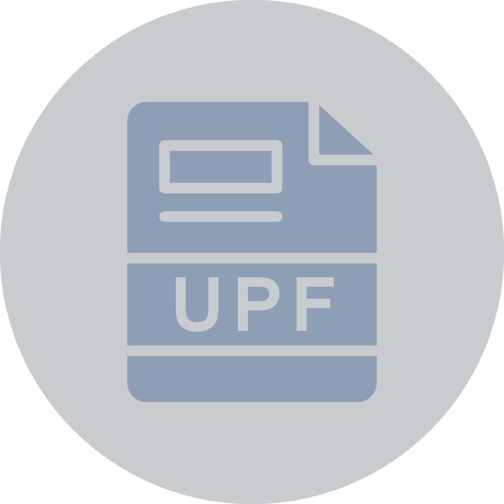 UPF Creative Icon Design vector