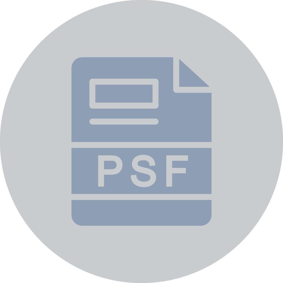 PSF Creative Icon Design vector