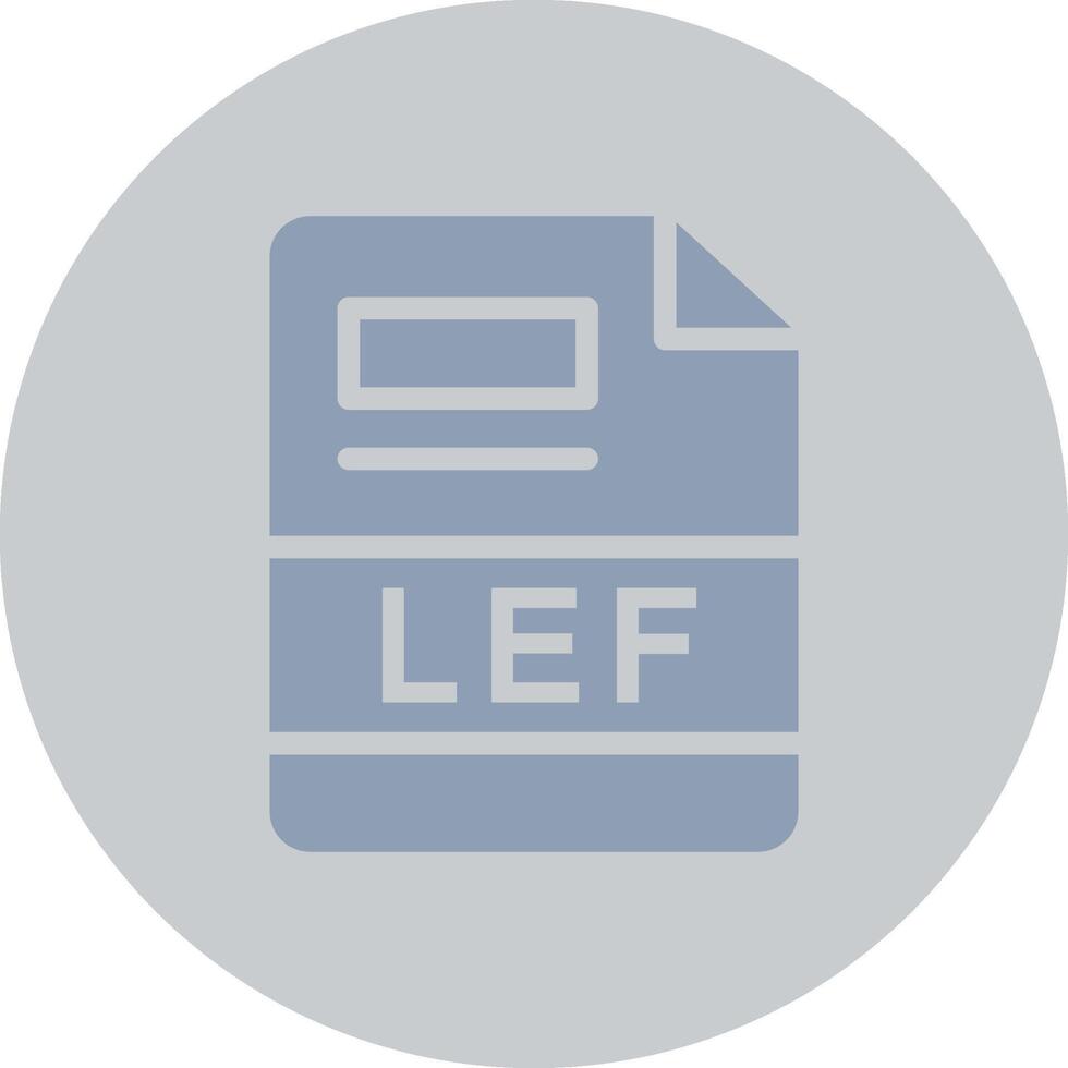 LEF Creative Icon Design vector