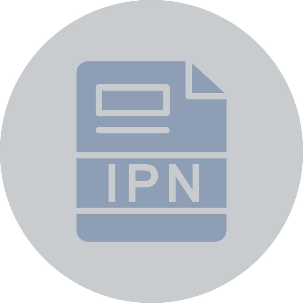 IPN Creative Icon Design vector