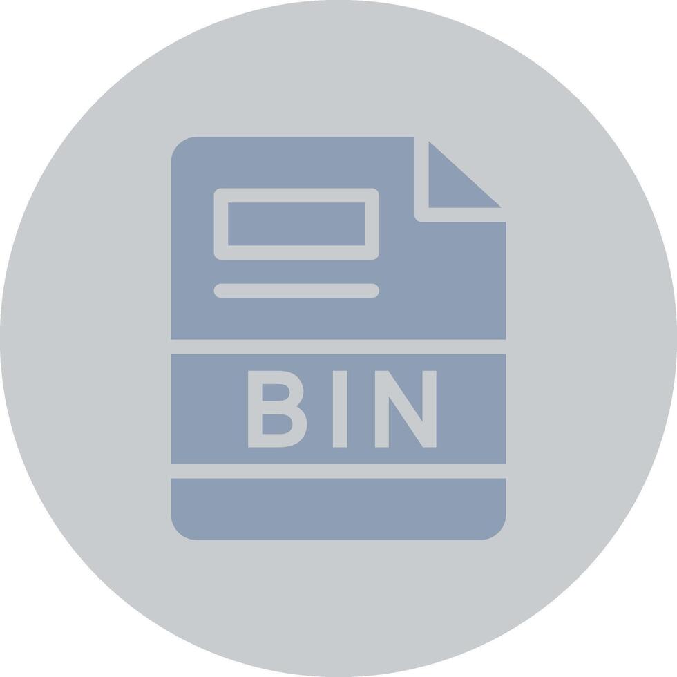 BIN Creative Icon Design vector